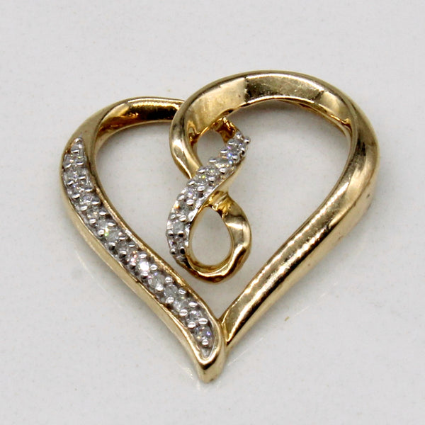 Diamond Heart Pendant | 0.06ctw |