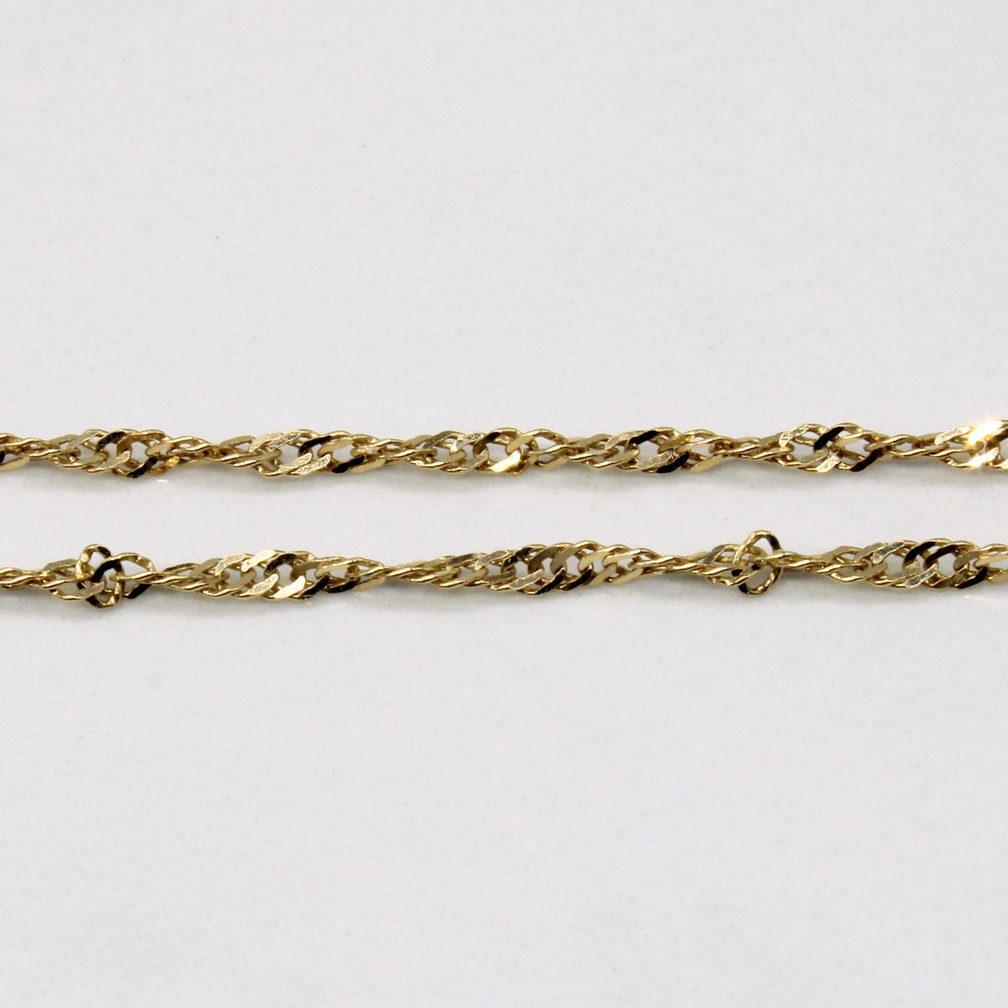 14k Yellow Gold Rope Chain | 16