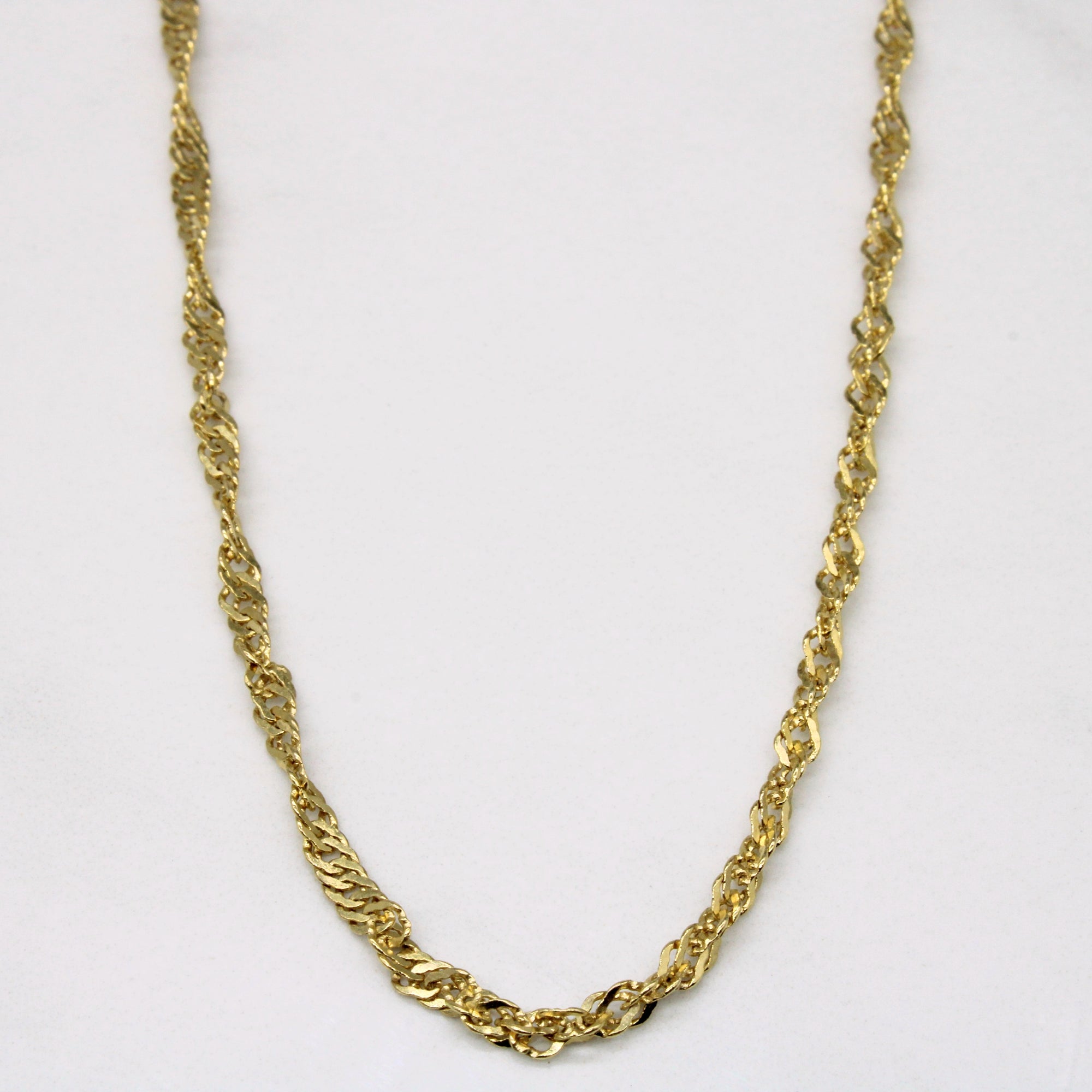 10k Yellow Gold Rope Chain | 18