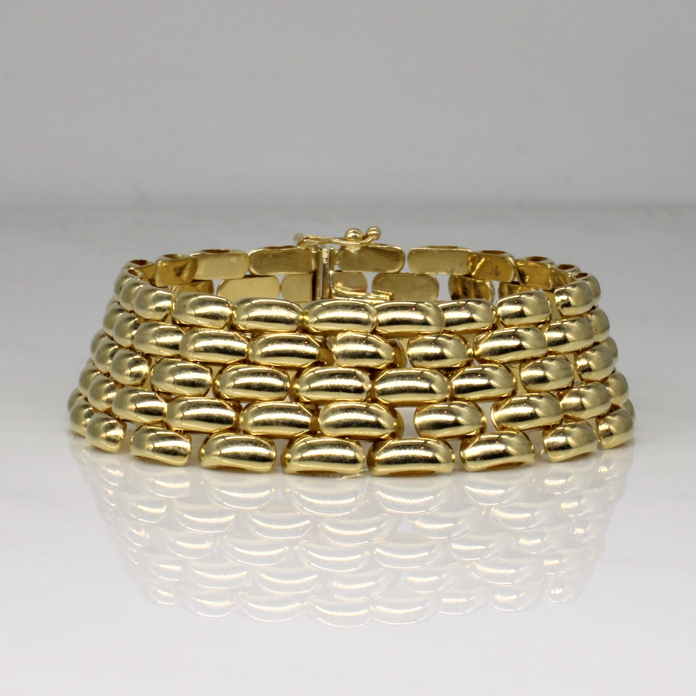 Bracelet en or jaune 14 carats | 18 cm | 