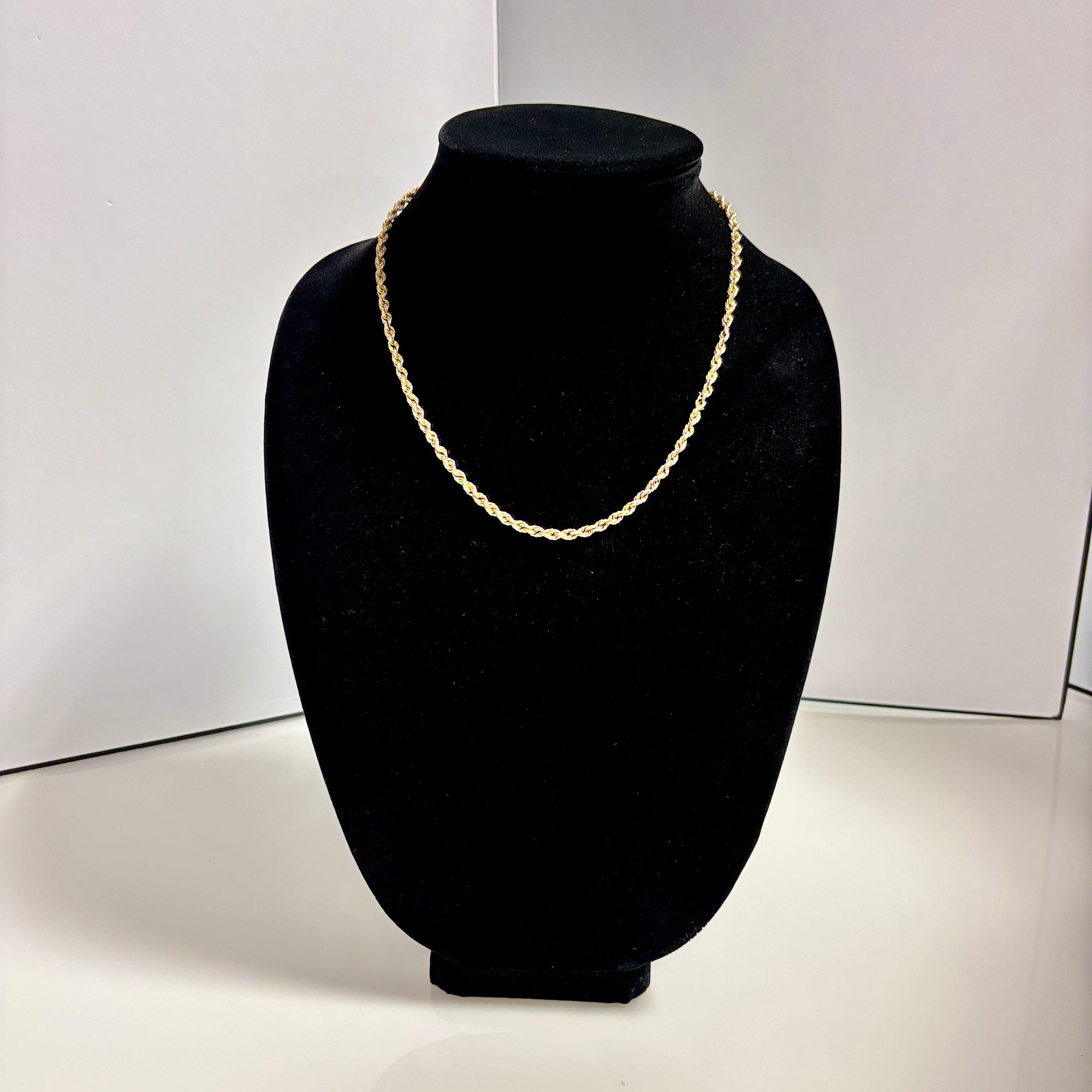 10k Yellow Gold Rope Chain | 19