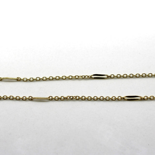 Yellow Gold Rolo Chain | 13