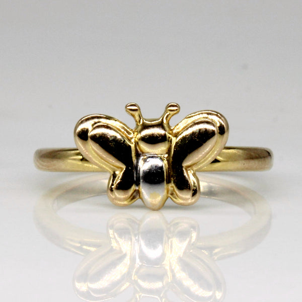 14k Yellow Gold Butterfly Ring | SZ 6 |