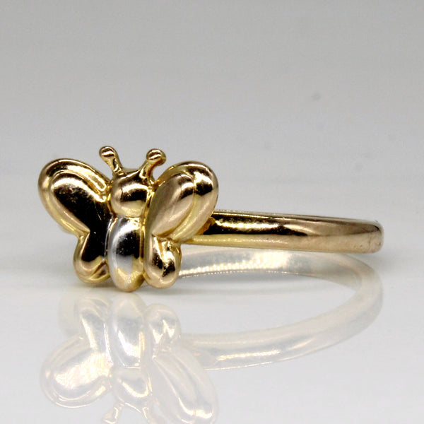 14k Yellow Gold Butterfly Ring | SZ 6 |