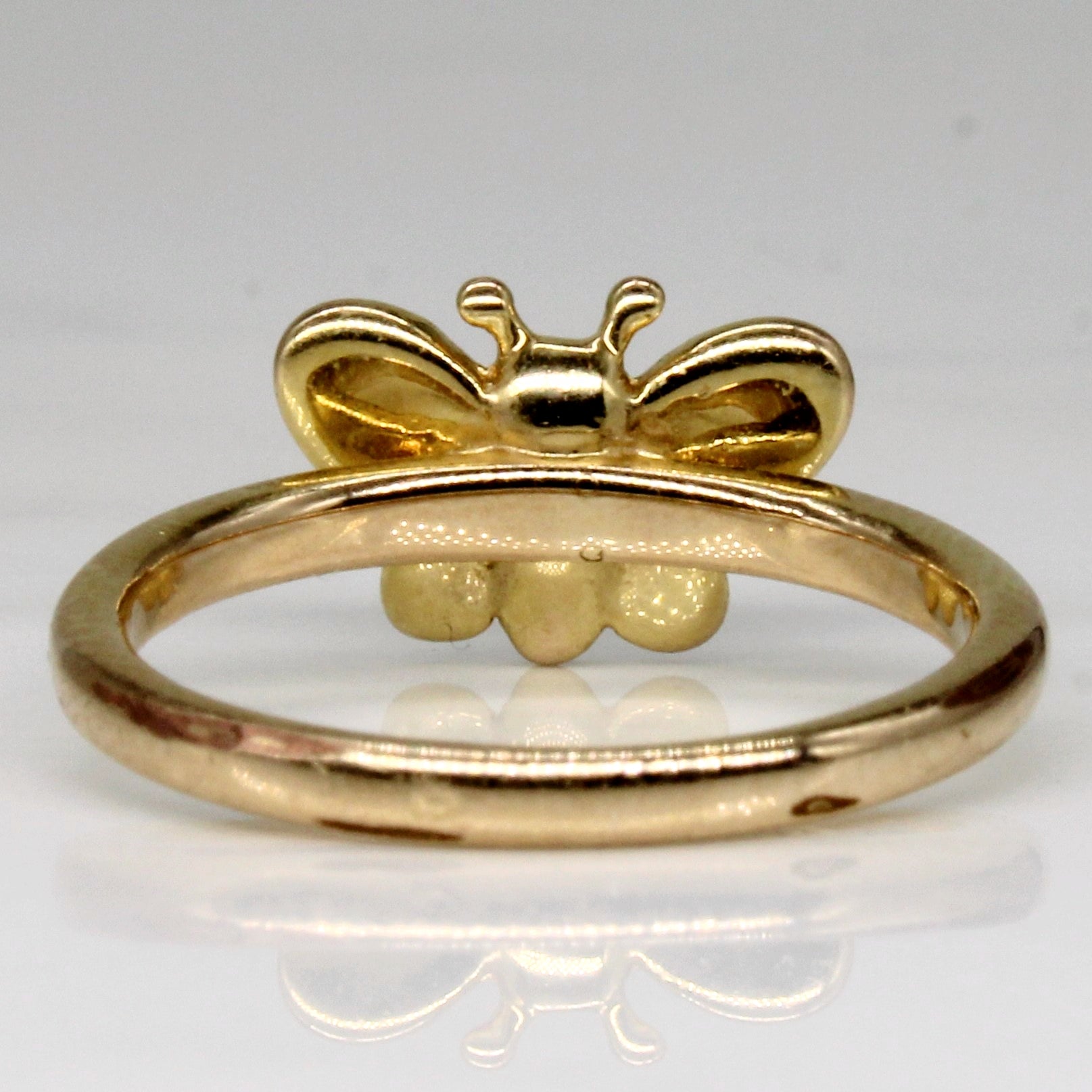 14k Yellow Gold Butterfly Ring | SZ 6 |