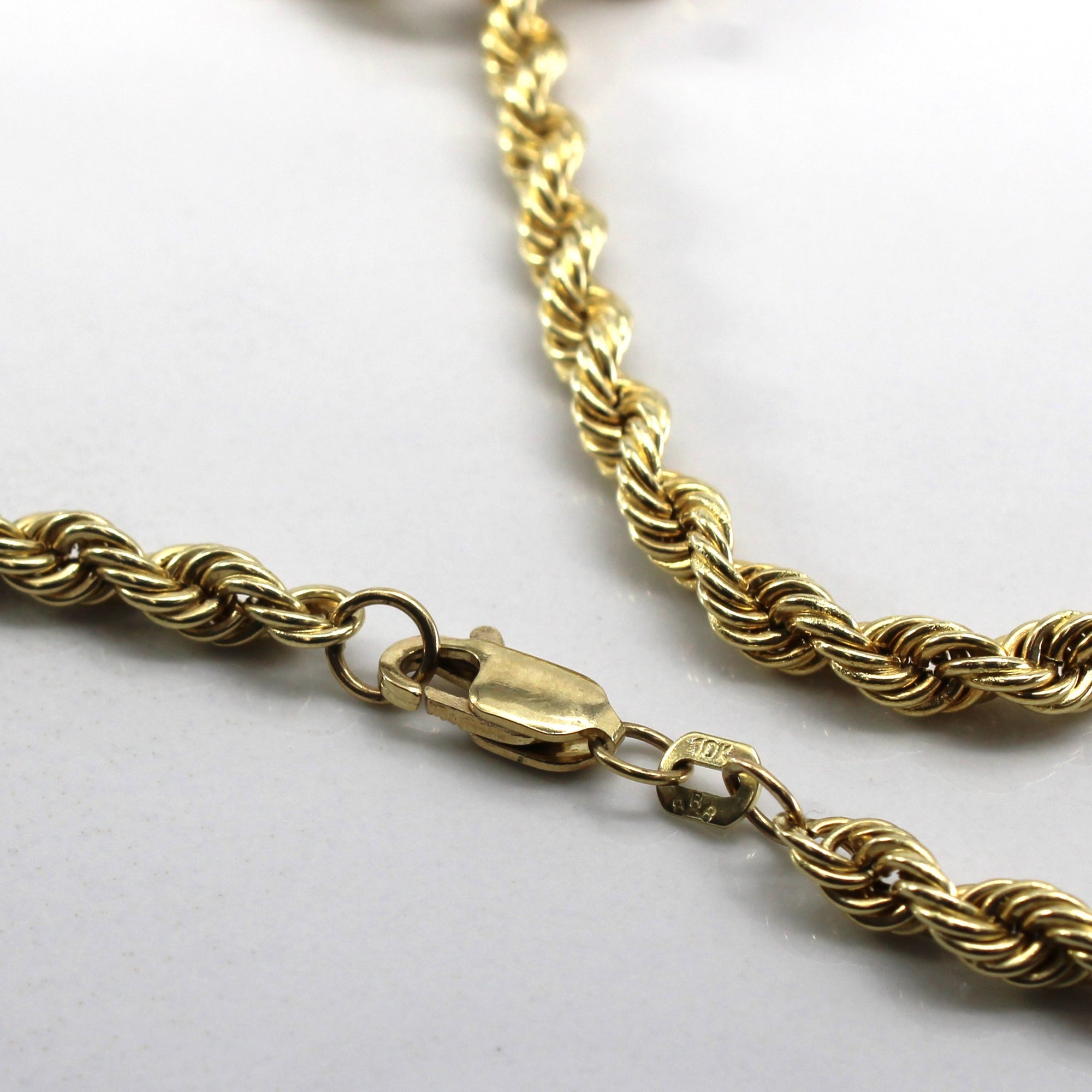 Yellow Gold Rope Chain | 24