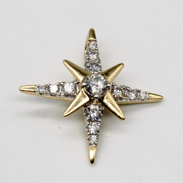 Diamond Star Pendant | 0.40ctw |