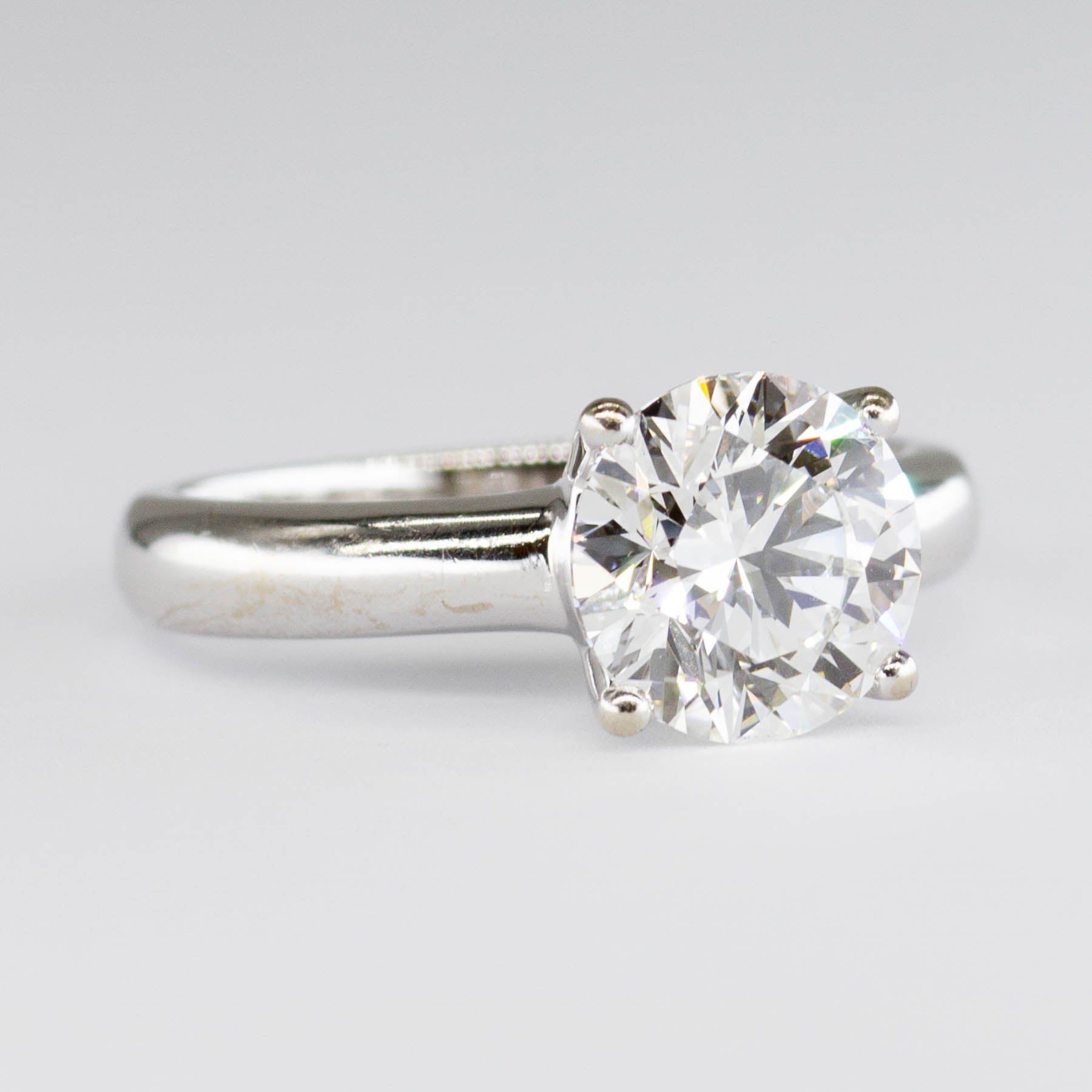 18k GIA Certified Solitaire Diamond Engagement Ring  | 1.72ct VS2 H XXX | SZ 4.5