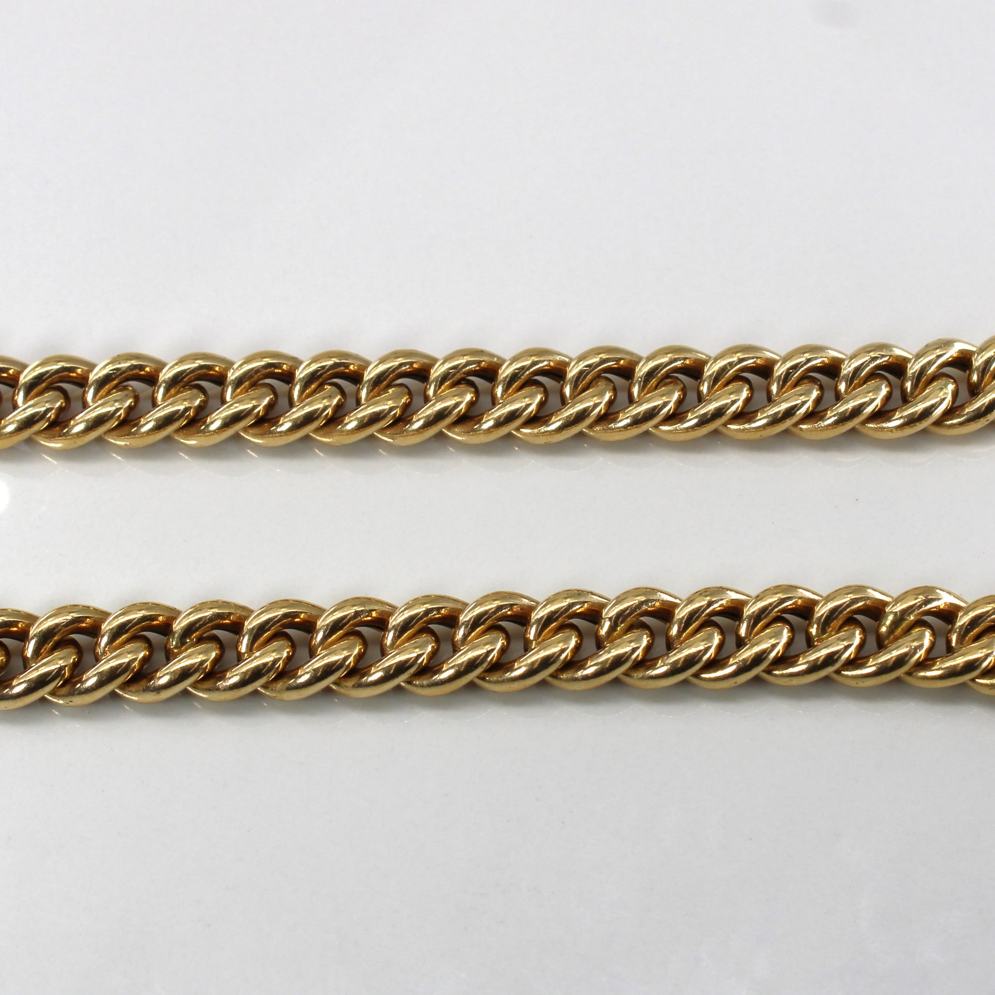 14k Yellow Gold Cuban Link Chain | 24