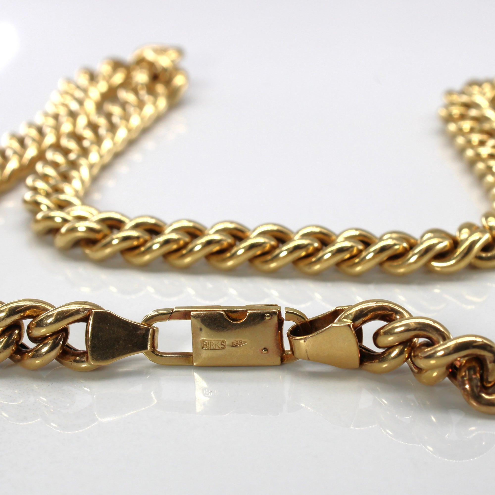 14k Yellow Gold Cuban Link Chain | 24