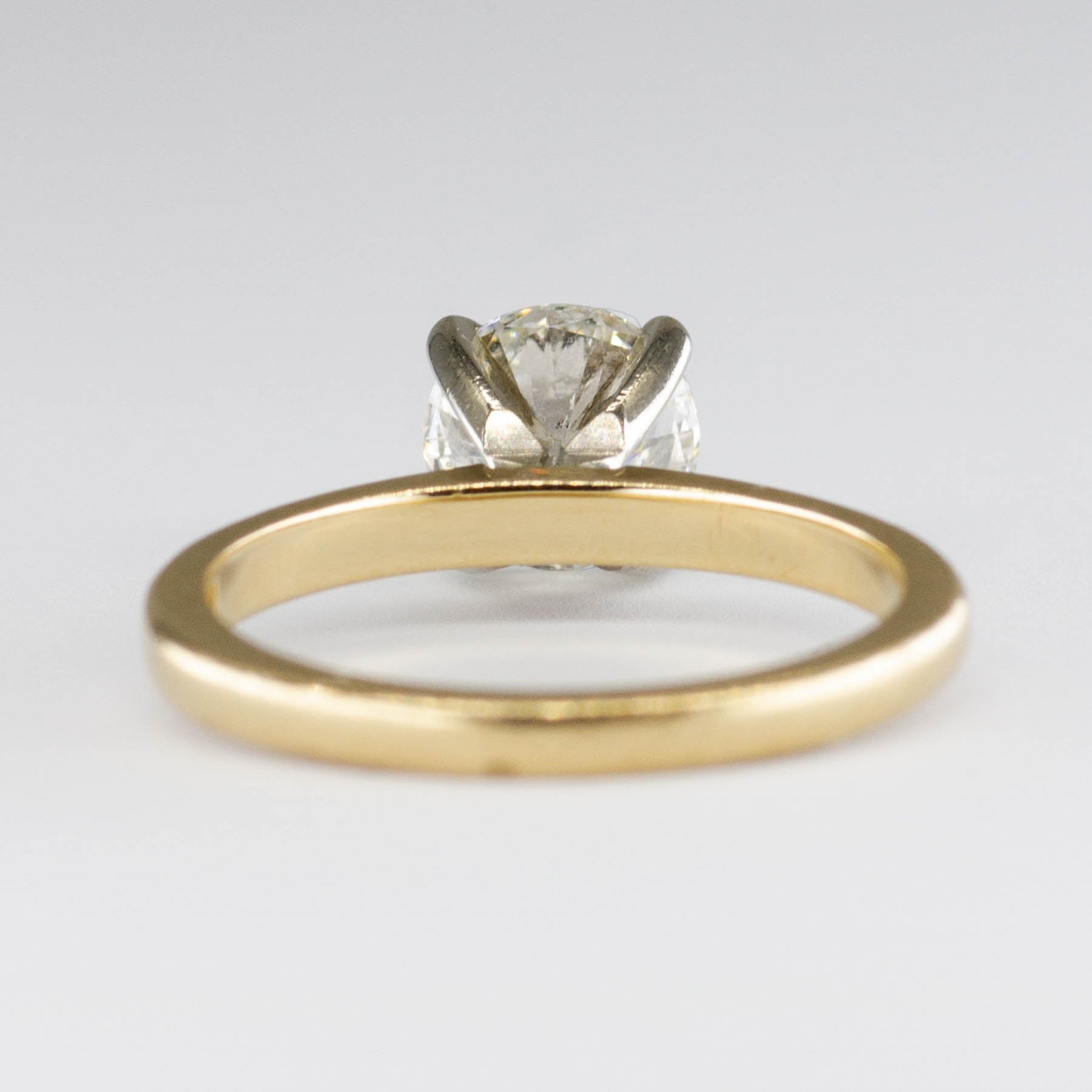 Bague de fiançailles solitaire en diamant | 1,03 ct SI2 H | Taille 4 | 