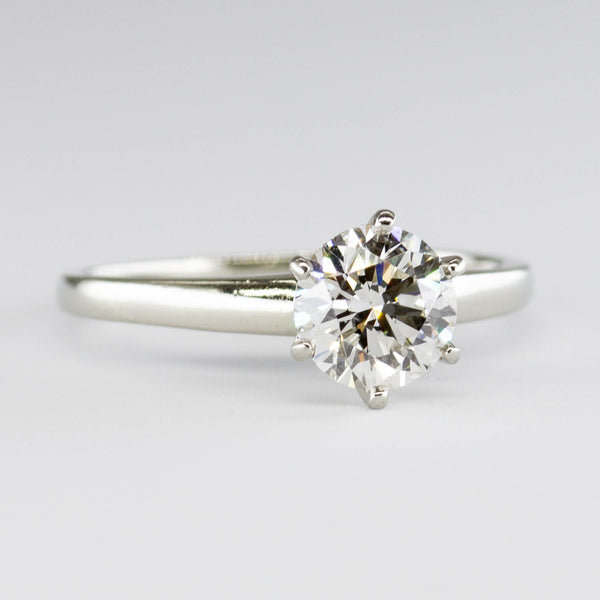 Six Prong White Gold Diamond Solitaire Ring | 1.01ct SI1 I VG | SZ 6 |