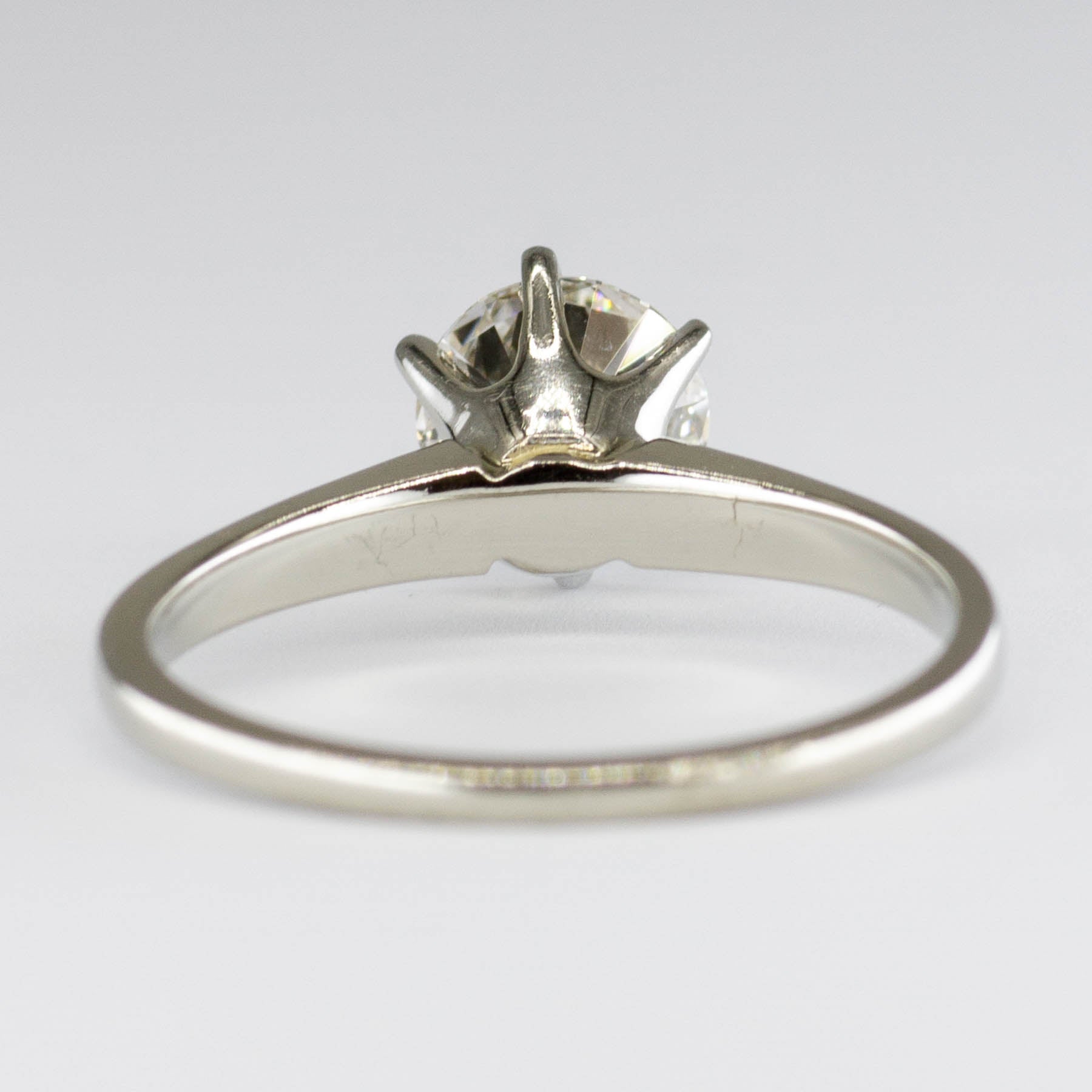 Six Prong White Gold Diamond Solitaire Ring | 1.01ct SI1 I | SZ 6 |