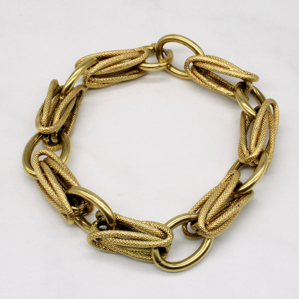 18k Yellow Gold Bracelet | 9.5
