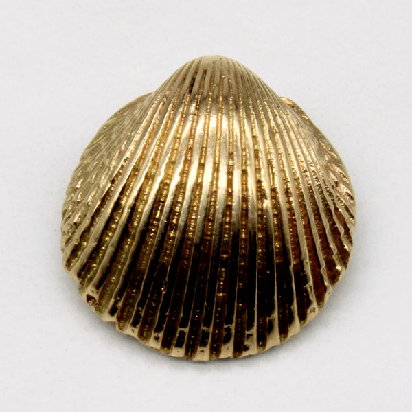 14k Yellow Gold Seashell Charm