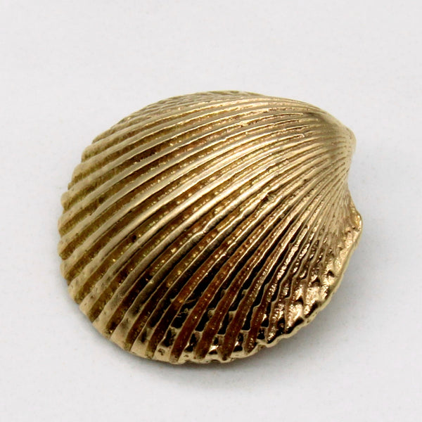 14k Yellow Gold Seashell Charm