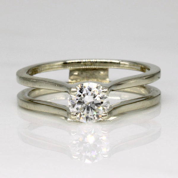 GIA Certified Diamond Engagement Ring | 0.45ct | IF G XXX | SZ 4.75 |