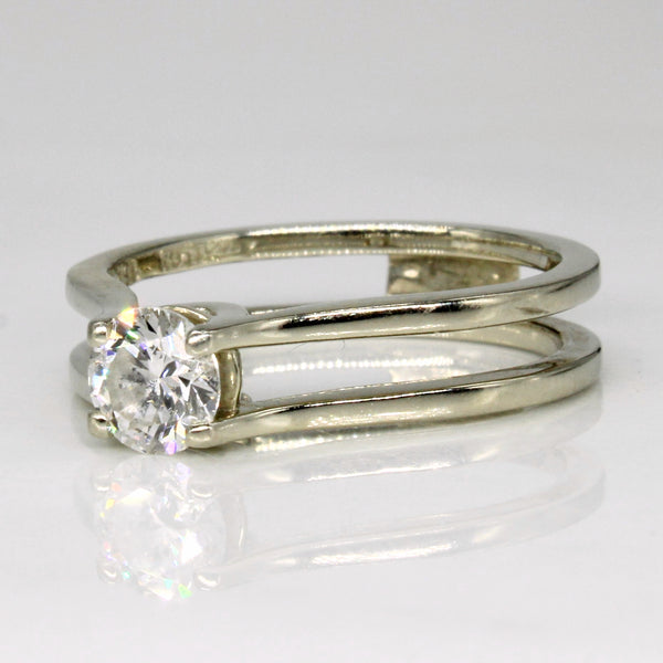GIA Certified Diamond Engagement Ring | 0.45ct | IF G XXX | SZ 4.75 |