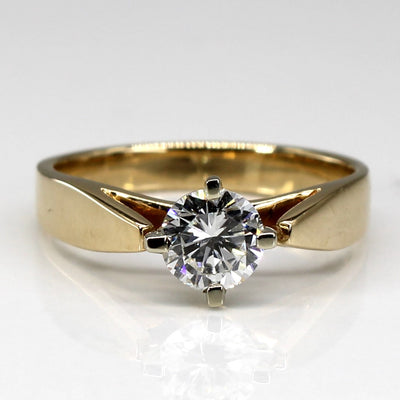 Solitaire Diamond Engagement Ring | 0.62ct VS2 G/H | SZ 6.25 |