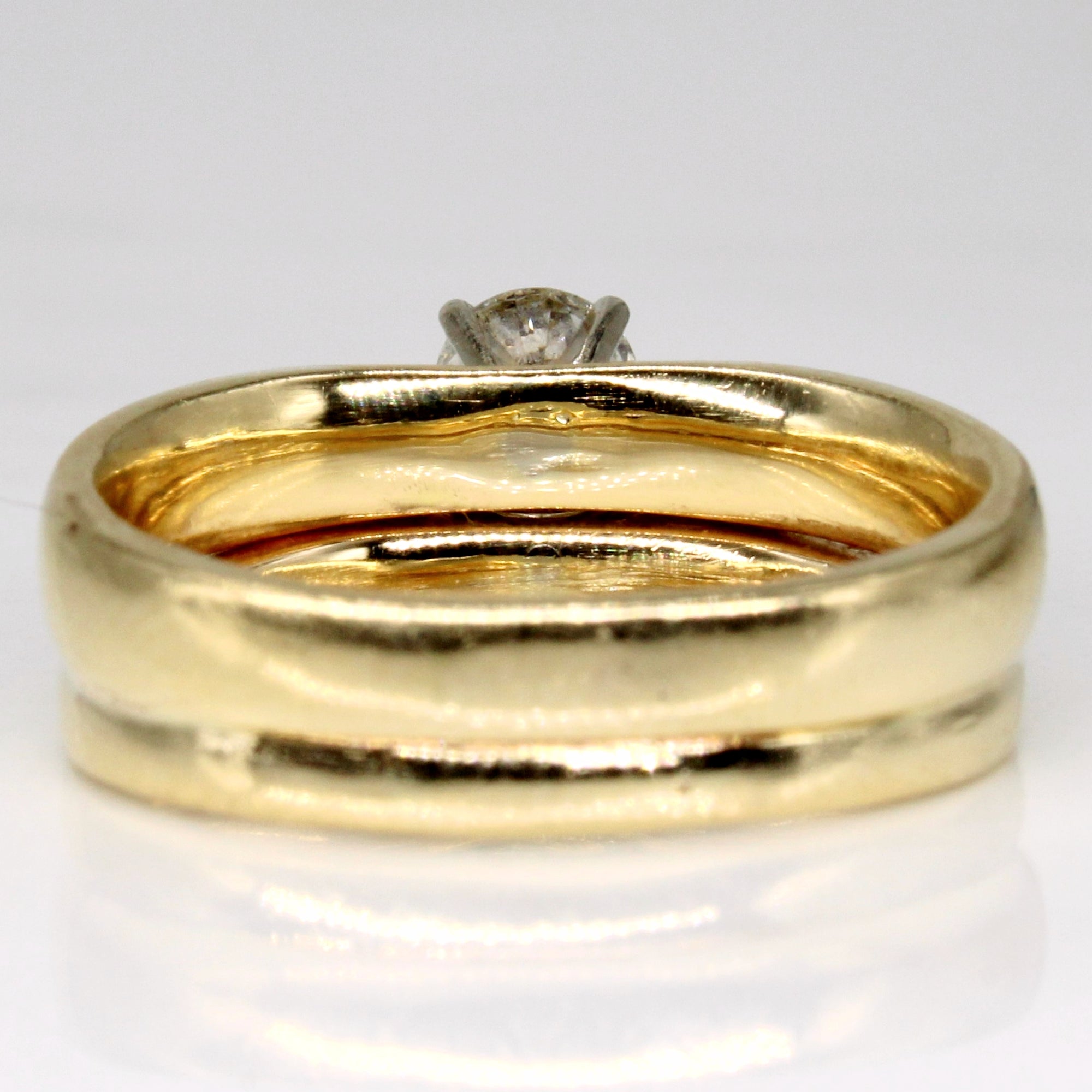 Diamond Wedding Ring Soldered Set | 0.53ctw | SZ 8.75 |