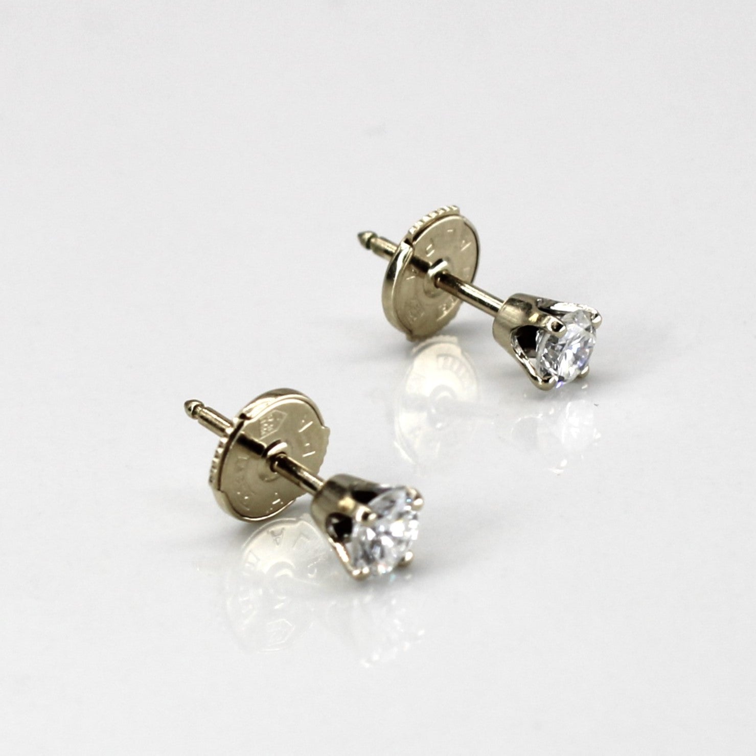 Prong Set Diamond Stud Earrings | 0.36ctw |