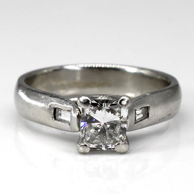 Three Stone Diamond Ring | 0.91ctw SI1/SI2 H/I | SZ 6.25 |