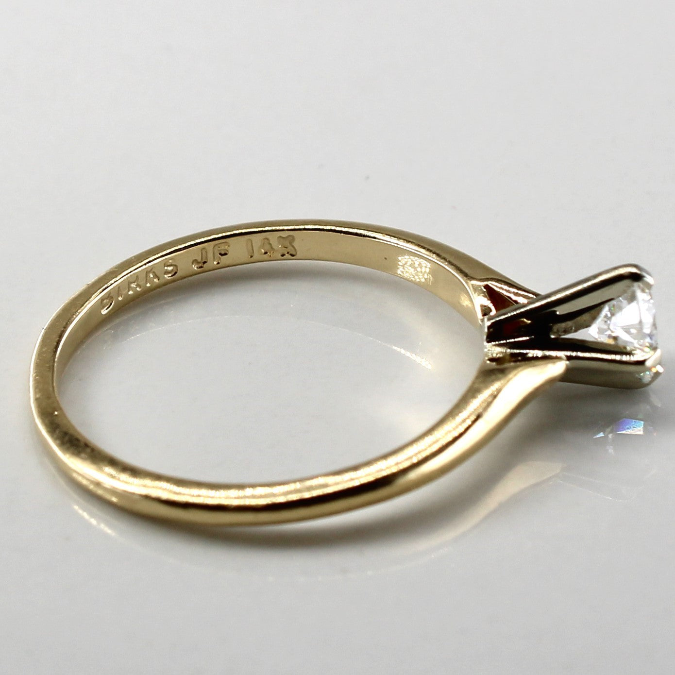 Solitaire Diamond Engagement Ring| 0.25ct | SZ 4.75 |