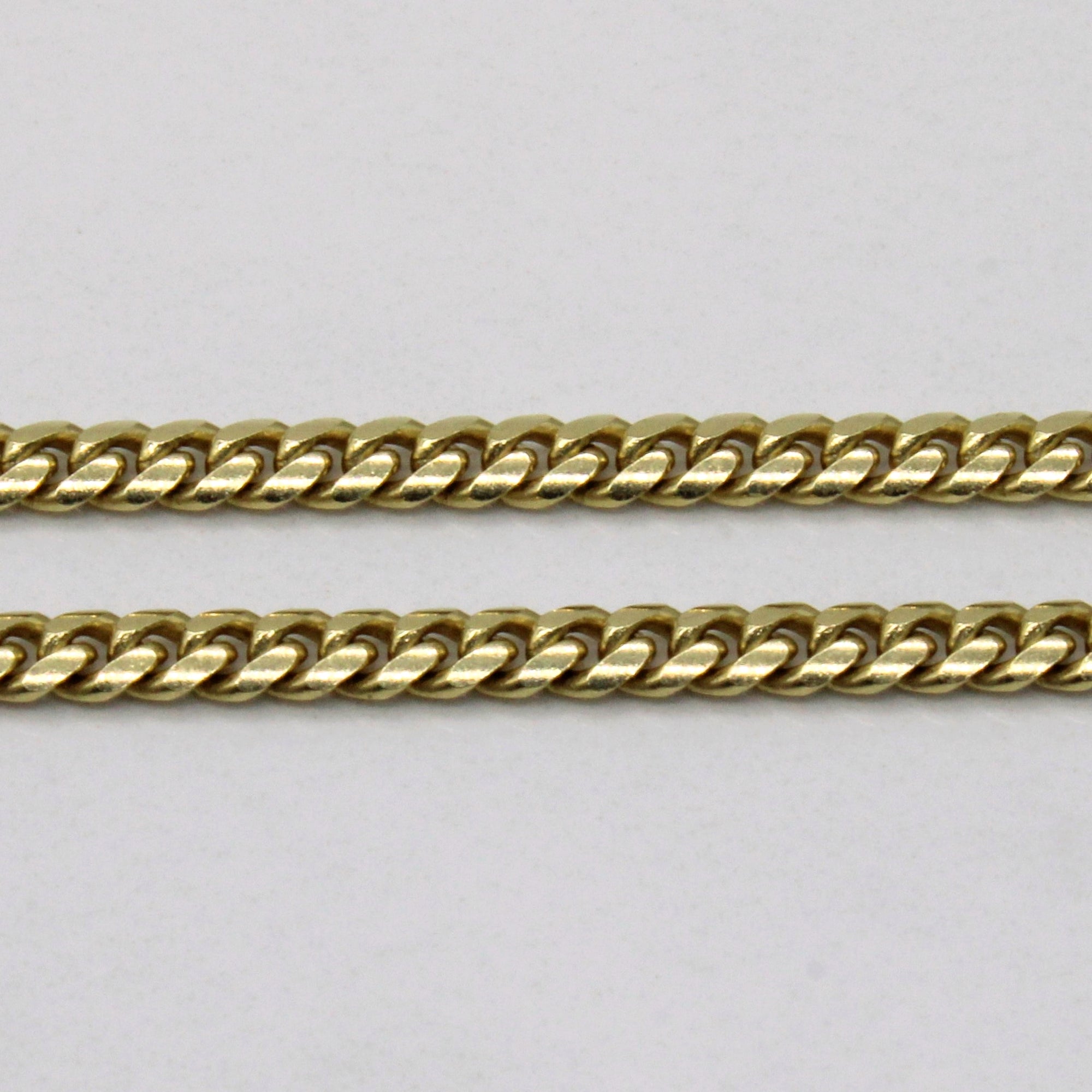 14k Yellow Gold Cuban Link Chain | 26