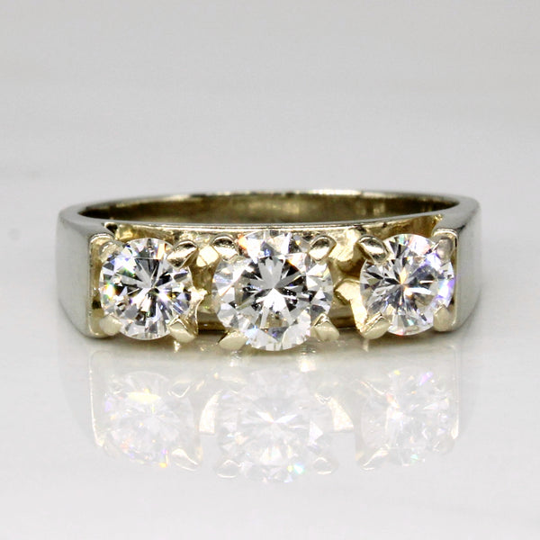 Three Stone Diamond Ring | 0.70ctw | SZ 4 |