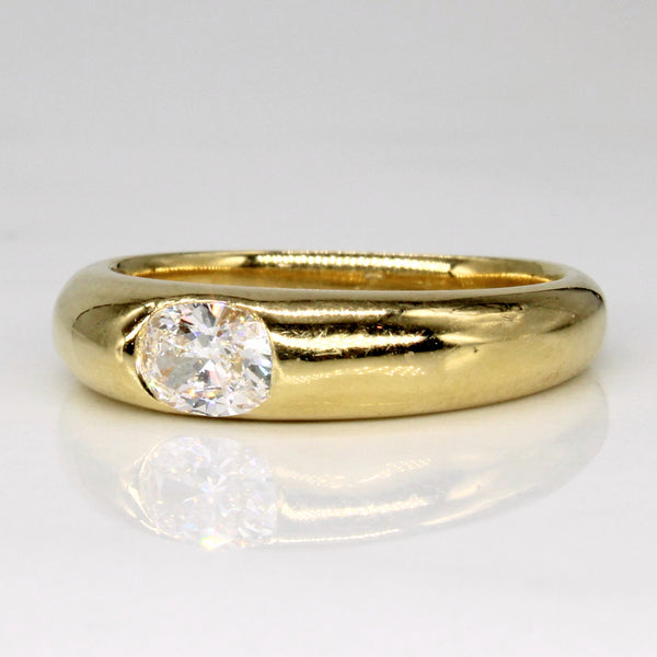 Oval Cut Diamond Engagement Ring | 0.34ct | SZ 6.25 |
