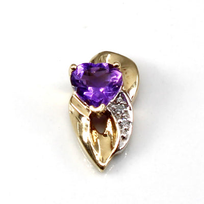 Amethyst & Diamond Pendant | 0.70ct | 0.01ctw |