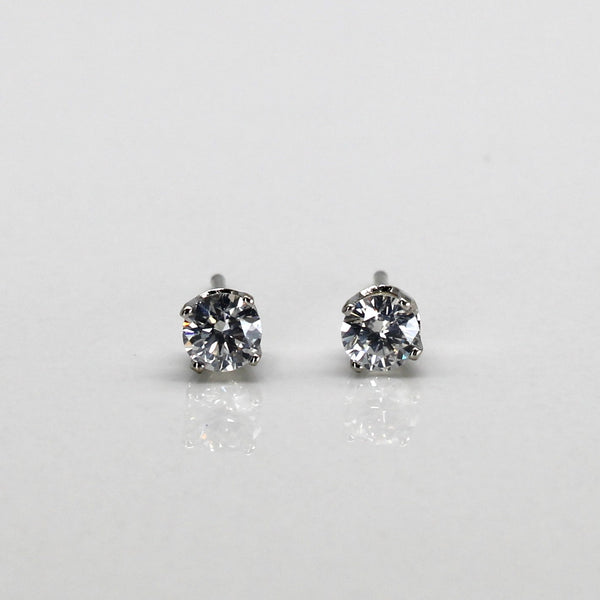 White Gold Diamond Stud Earrings | 0.36ctw |