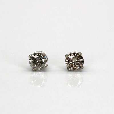 Four Prong Solitaire Diamond Studs | 0.75ctw |