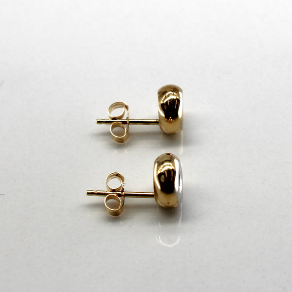 Bezel Set Diamond Stud Earrings | 0.28ctw |
