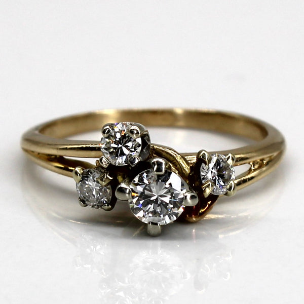 Four Stone Diamond Ring | 0.55ctw | SZ 6.75 |