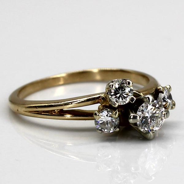 Four Stone Diamond Ring | 0.55ctw | SZ 6.75 |