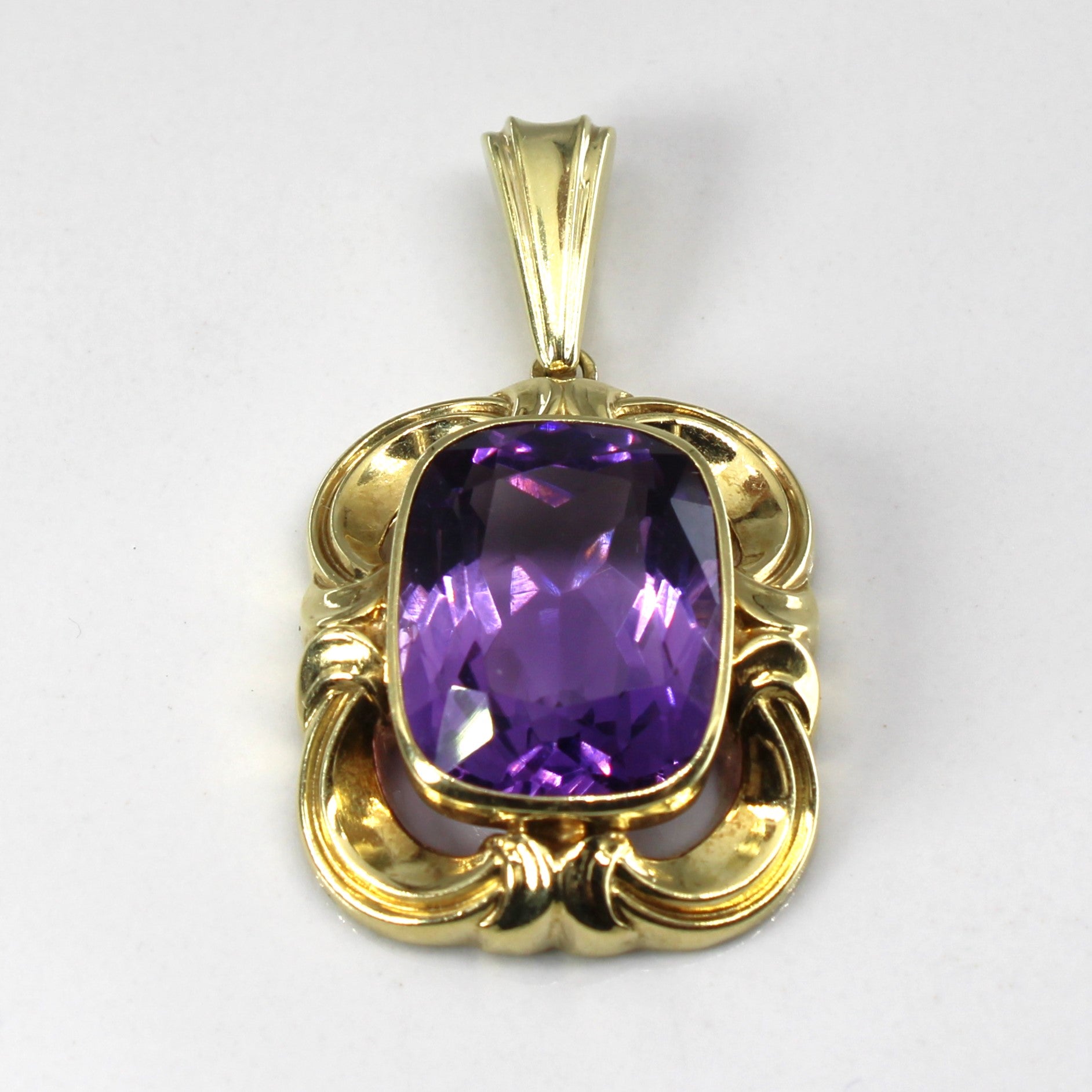 Cushion Amethyst Pendant | 12.00ct |