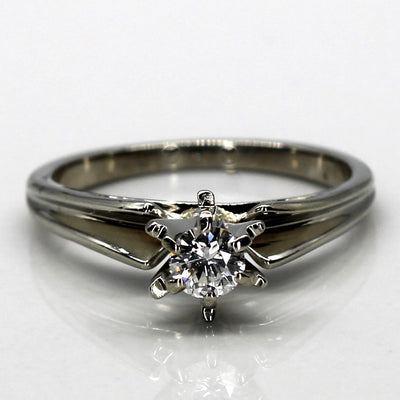 High Set Solitaire Diamond Ring | 0.18ct | 4.75 |