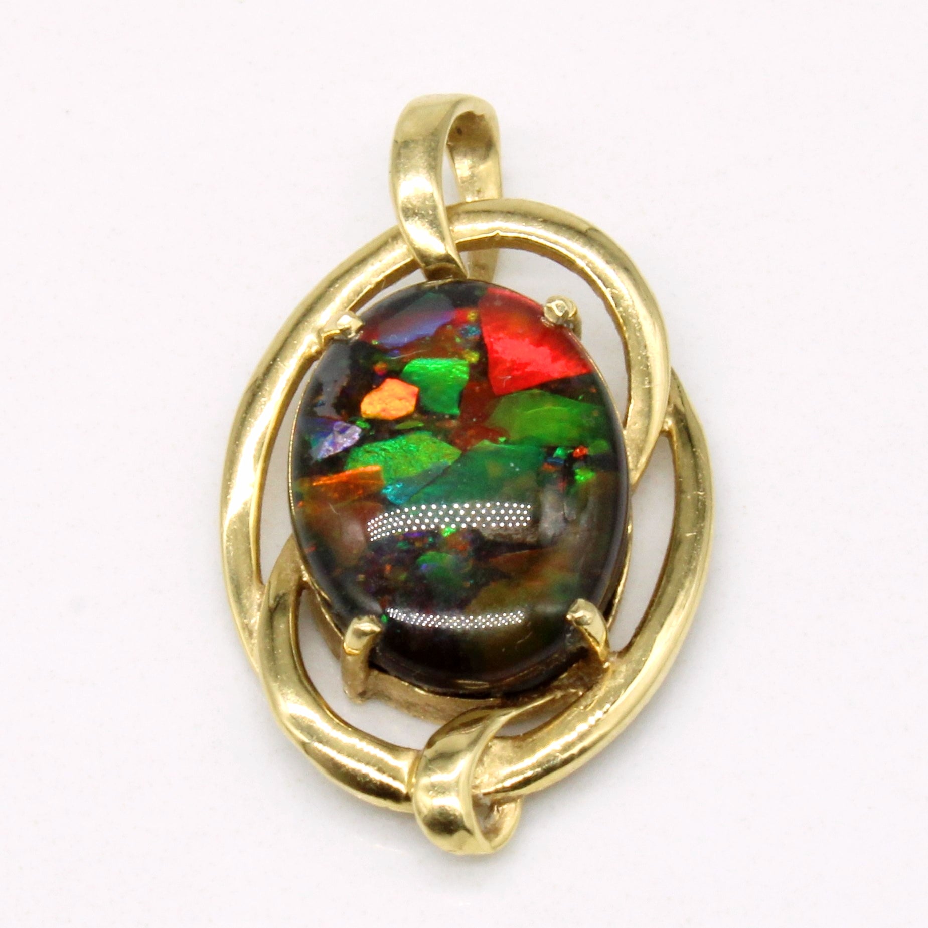 Triplet Ammolite Pendant | 3.50ct |