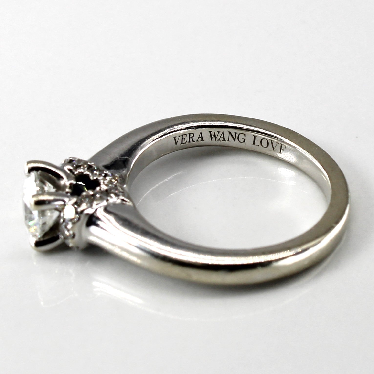 Solitaire with Accents Diamond Ring | 0.74ctw | SZ 3.5 |