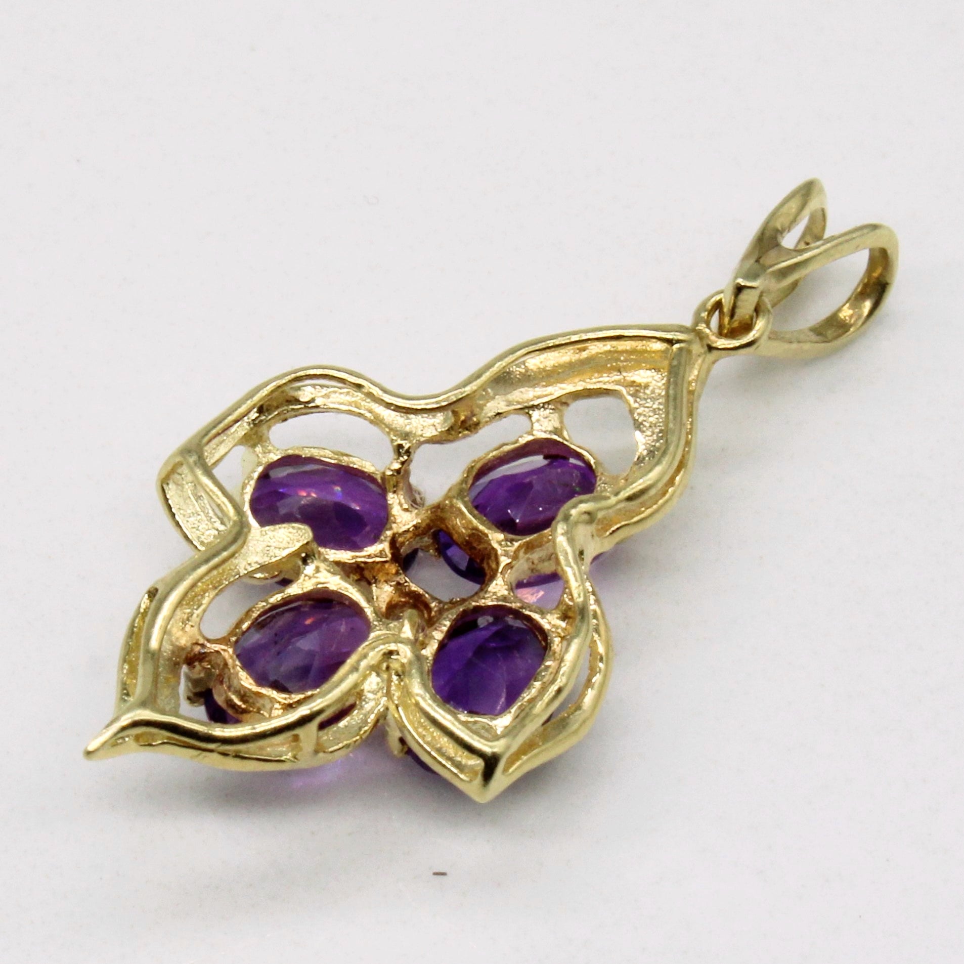 Amethyst & Diamond Pendant | 1.60ctw, 0.01ct |