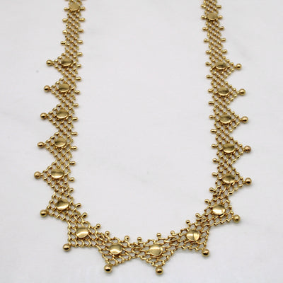 18k Yellow Gold Necklace | 16