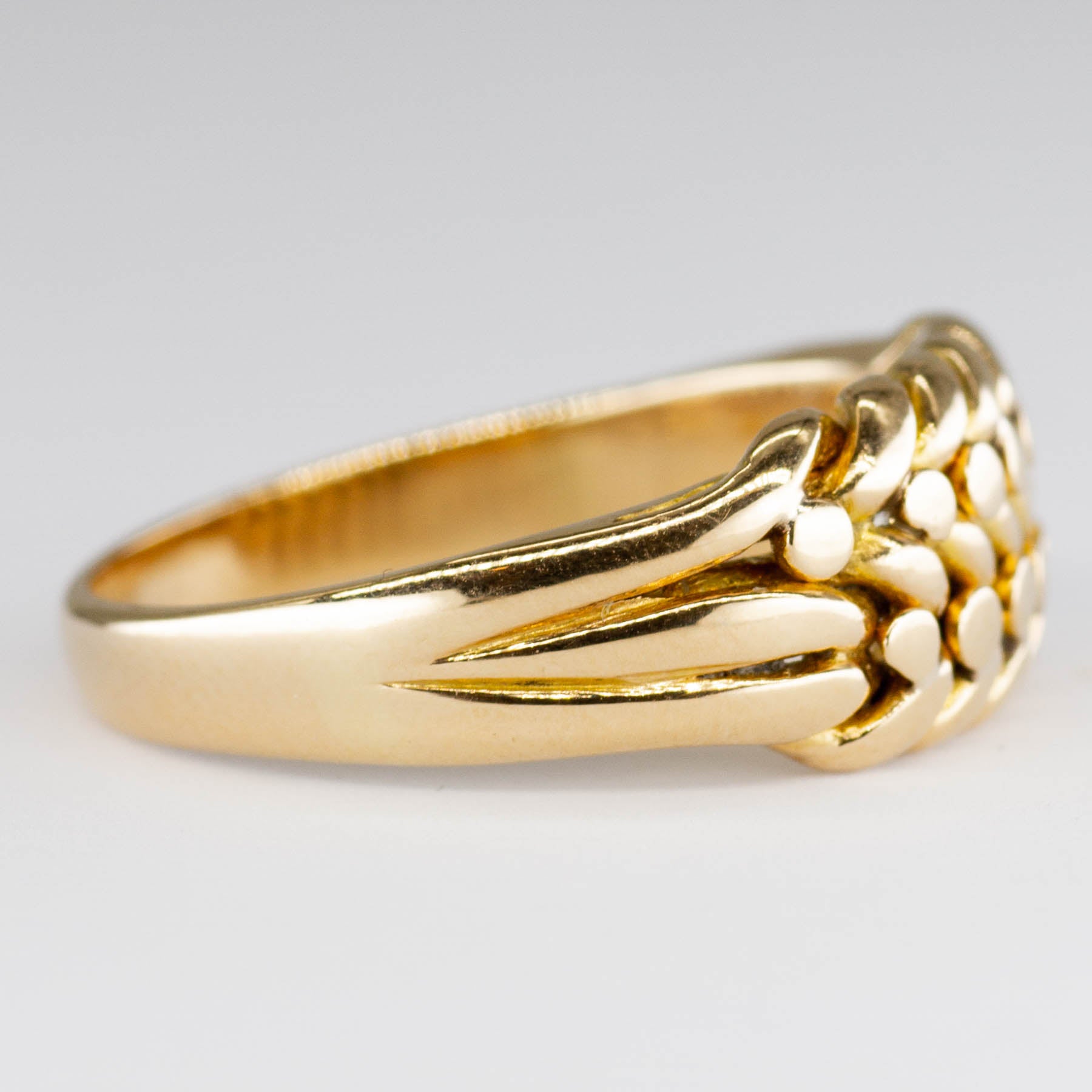 Victorian 1912 18k Gold Keeper Ring | SZ 8