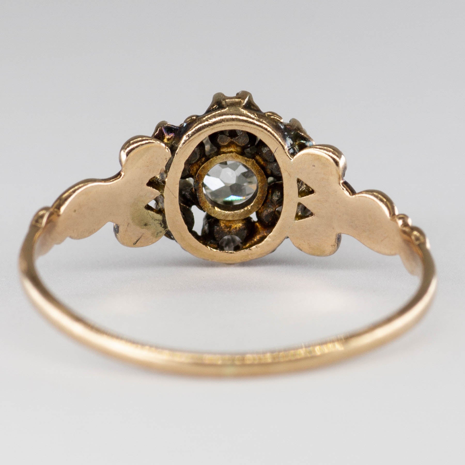 Bague victorienne sertie de diamants taille ancienne | 0,45 ct | Taille 7,5 