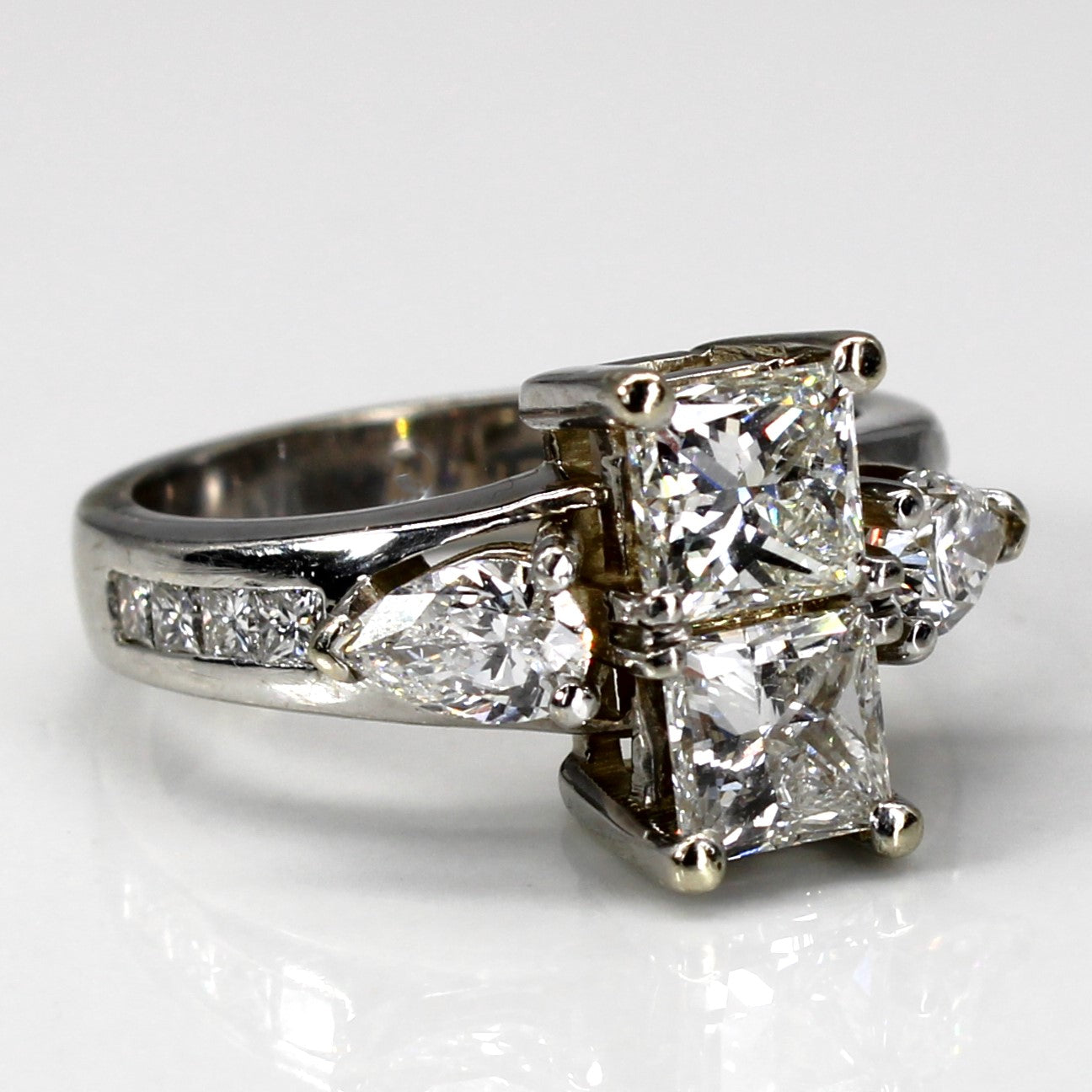 Prong Set Multi Diamond Engagement Ring | 2.32ctw | SZ 6 |