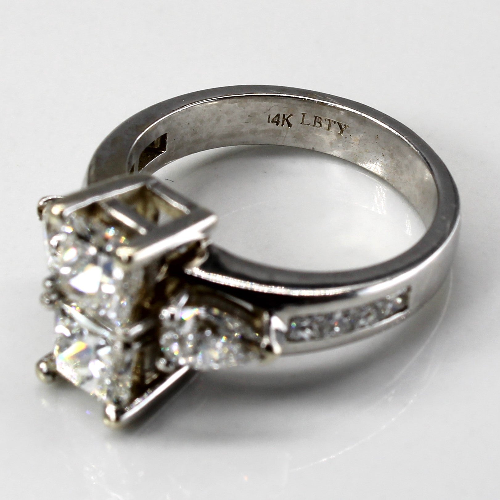 Prong Set Multi Diamond Engagement Ring | 2.32ctw | SZ 6 |