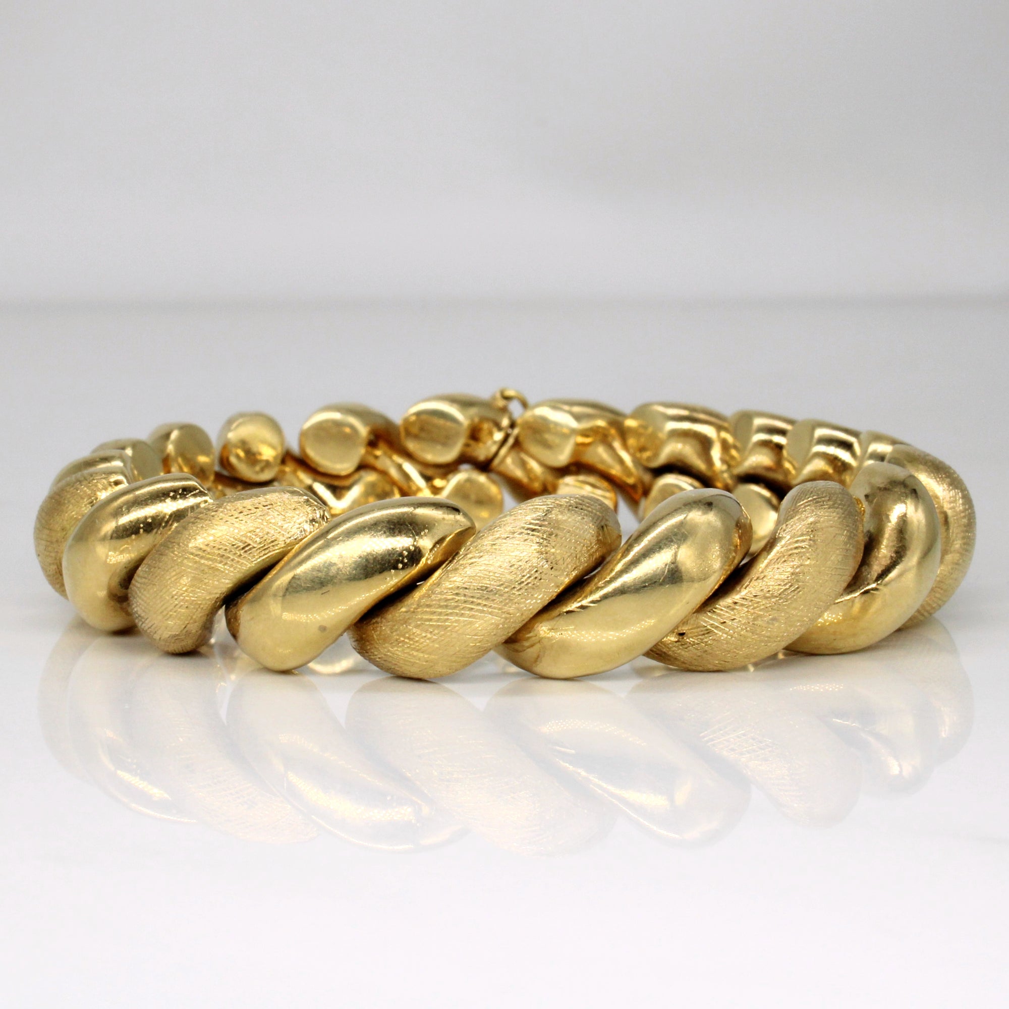 18k Yellow Gold Bracelet | 7.75