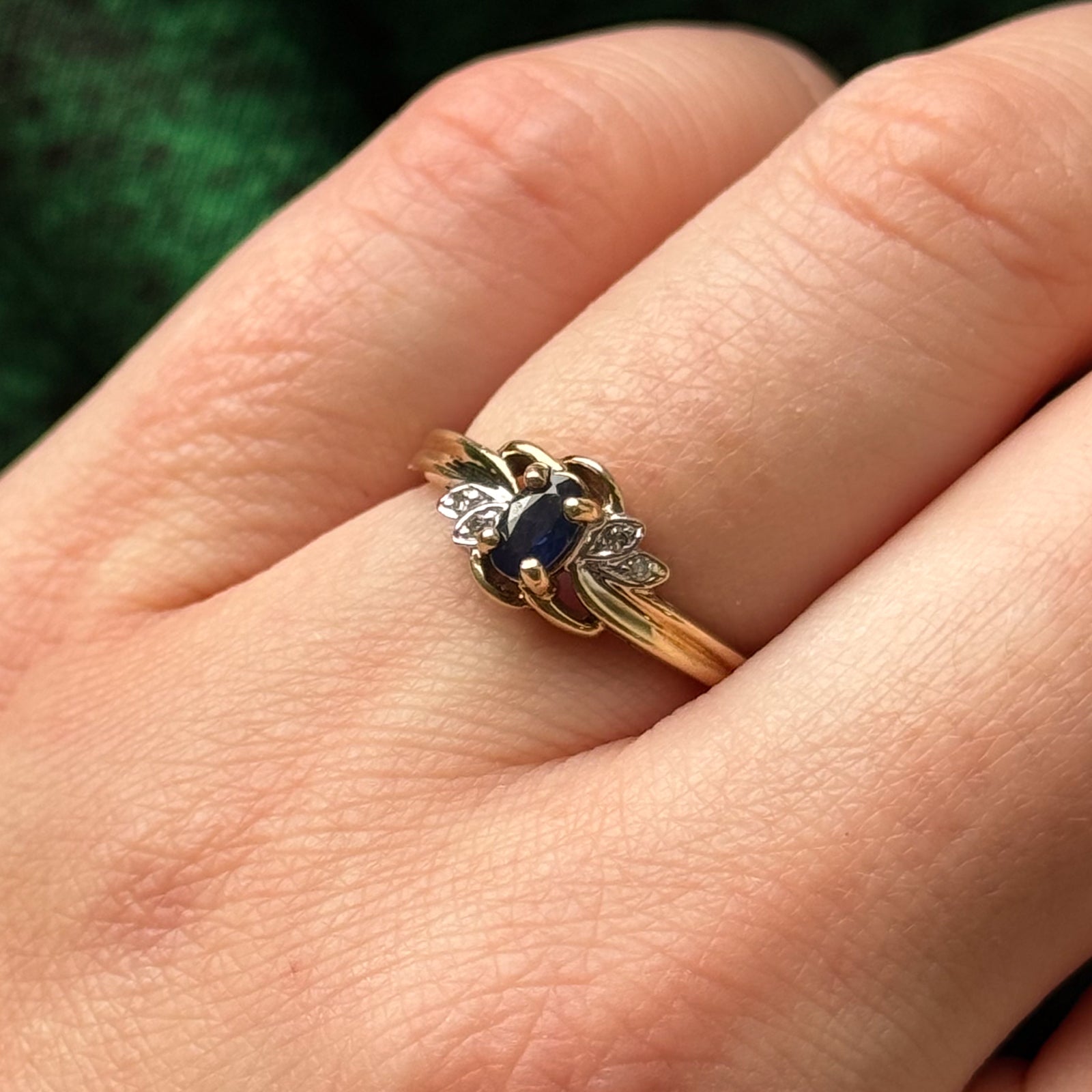 Sapphire & Diamond Ring | 0.25ct, 0.02ct | SZ 5.5 |