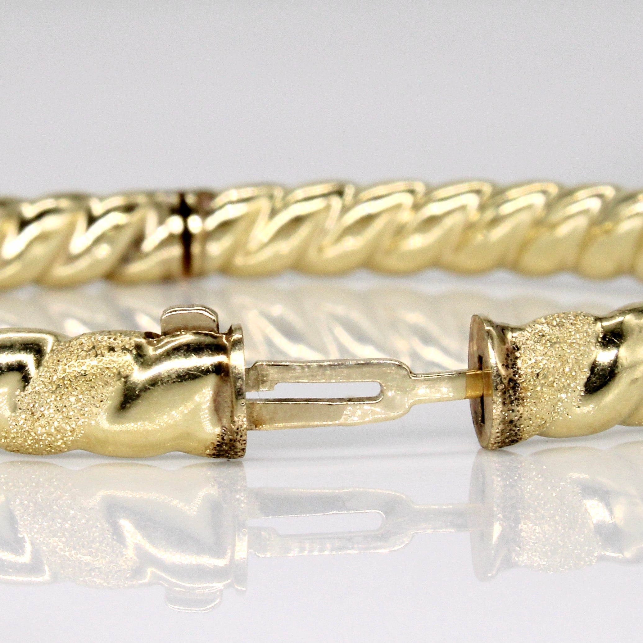 Bracelet en or jaune 14 carats | 6,5" |