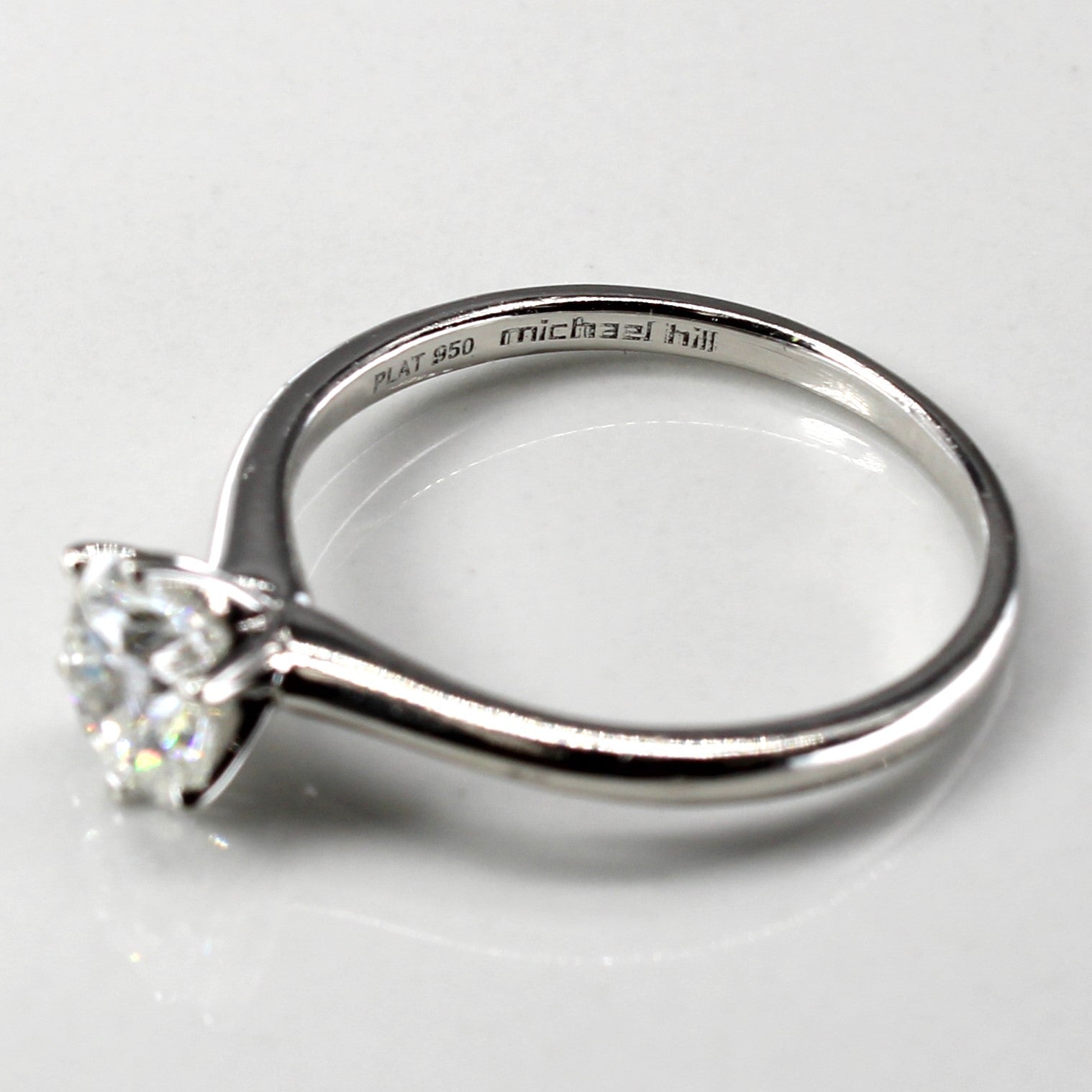 Six Prong Solitaire Diamond Ring  | 0.79ct | SZ 5.5 |